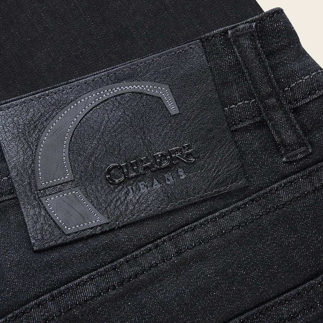 JN30022 - Cuadra black ultimate comfort stretch denim jeans for men