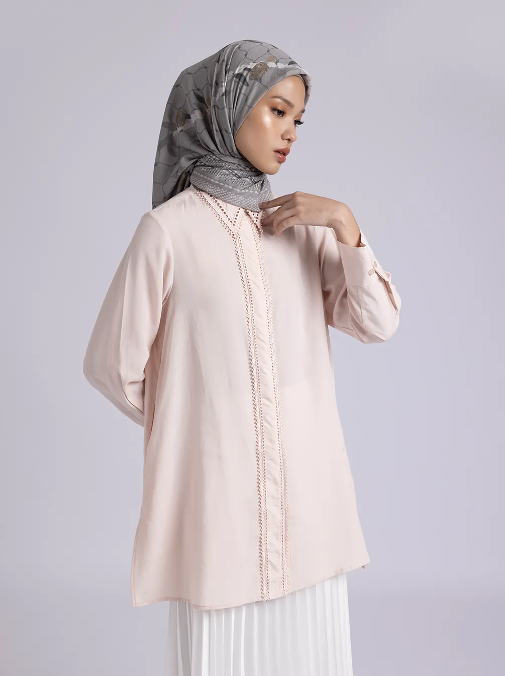 KALEA TUNIC PLAIN BLUSH