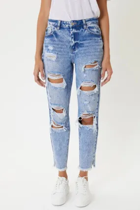 KanCan High Rise Mom Jean