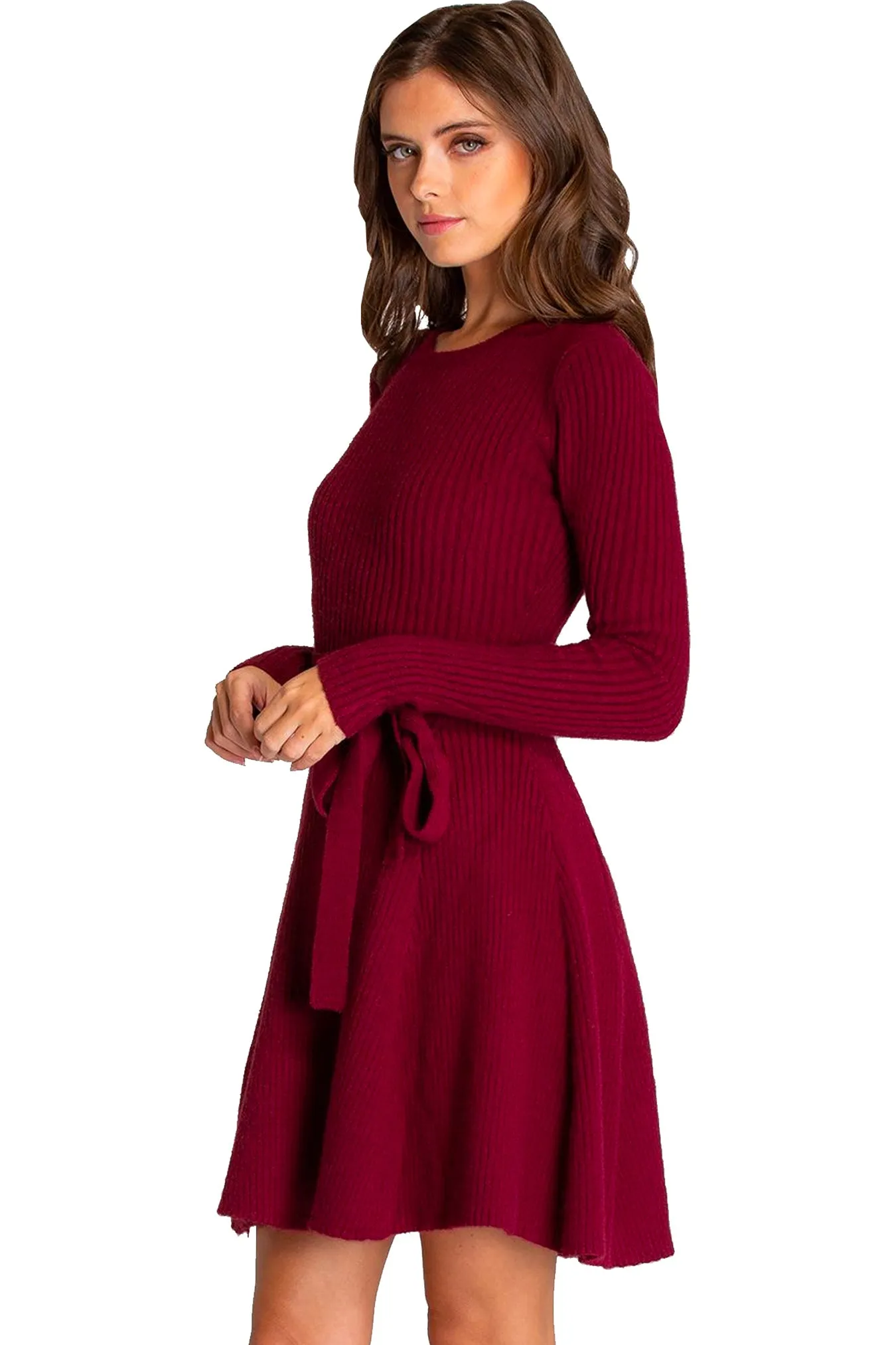 Kimbra Knit Dress - Wine