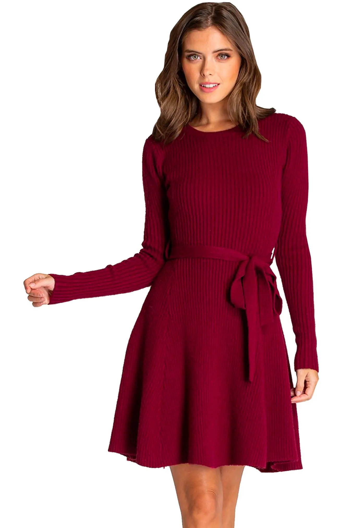 Kimbra Knit Dress - Wine