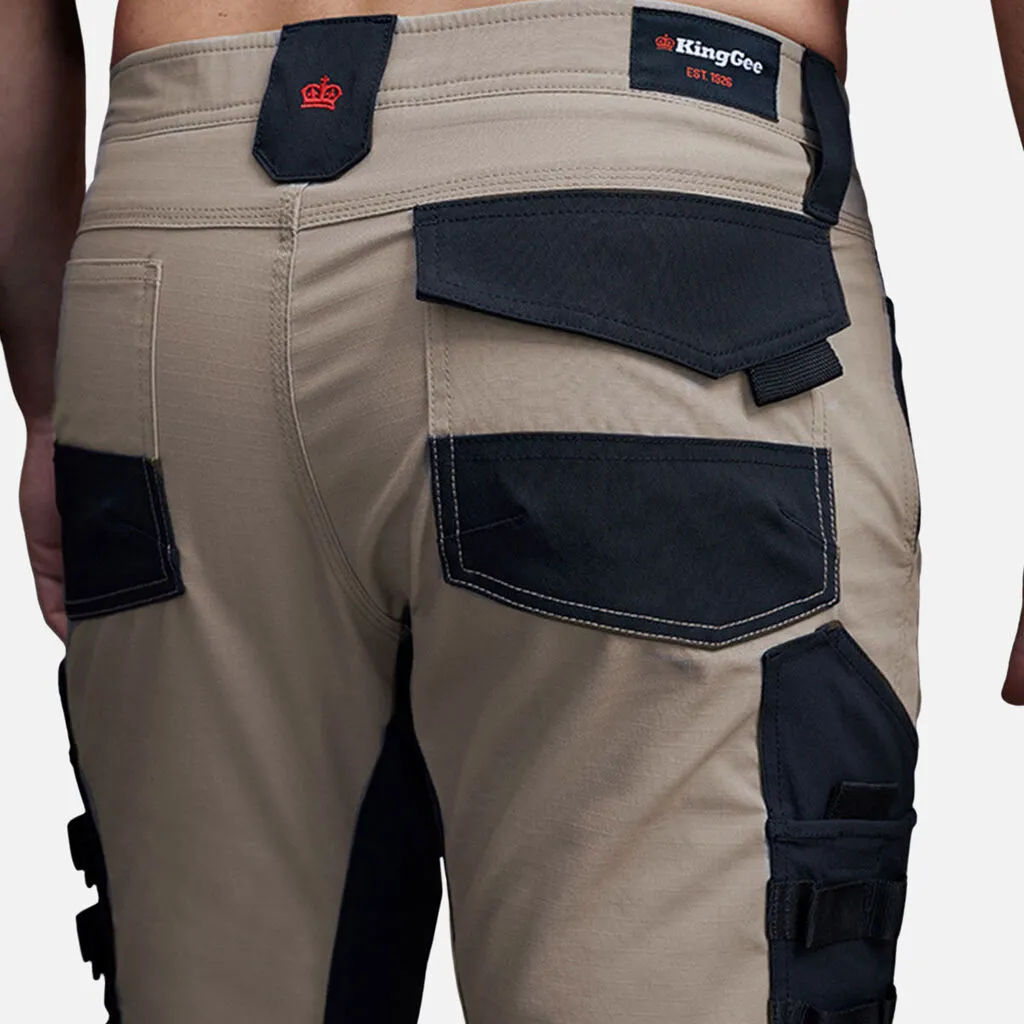 King Gee Quantum Lightweight Stretch Ripstop Pants with Knee Pockets (K13003)