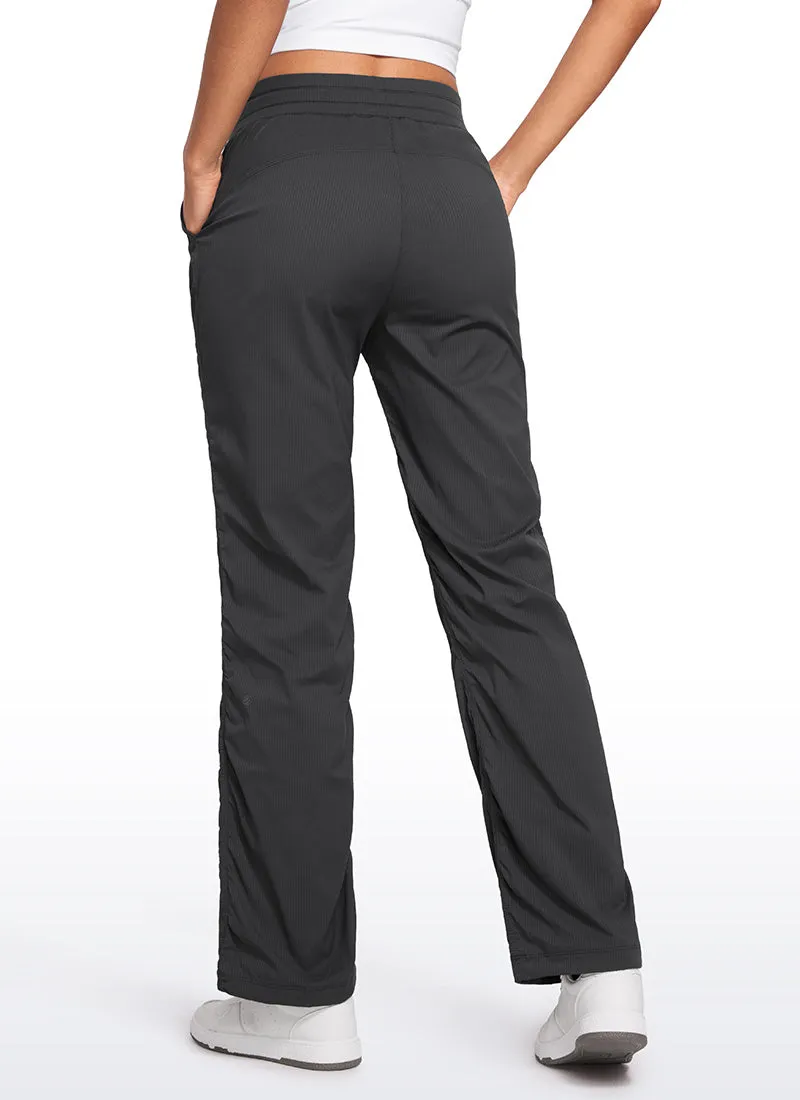 Lightweight Workout Straight Leg Pocket Pants 30"