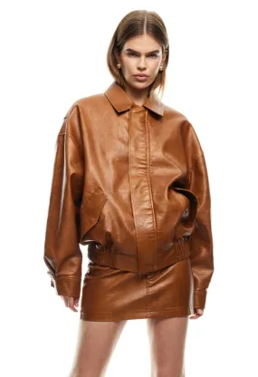 LIONESS Kenny Bomber Tan