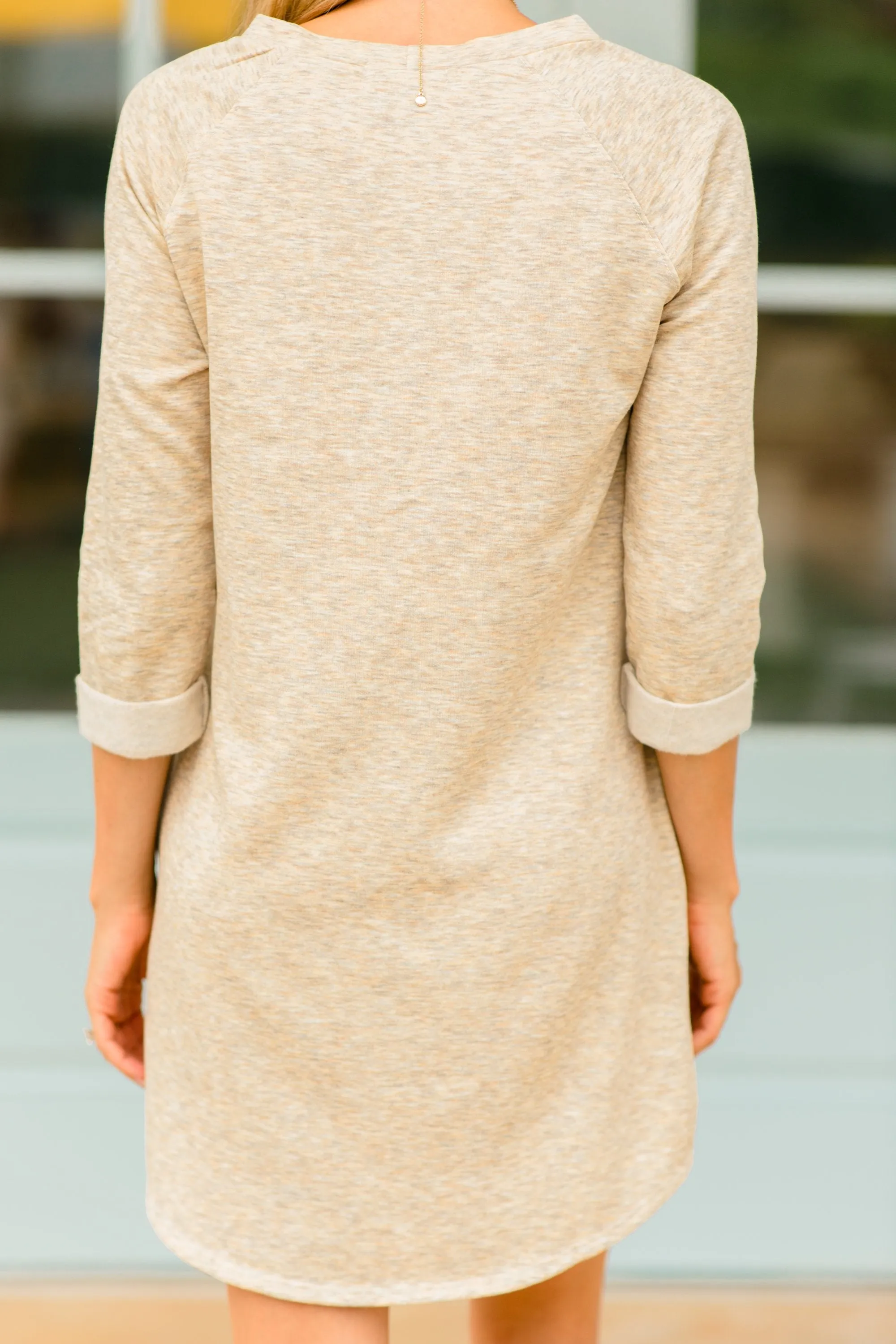 Love Of Leisure Oatmeal Brown Tunic