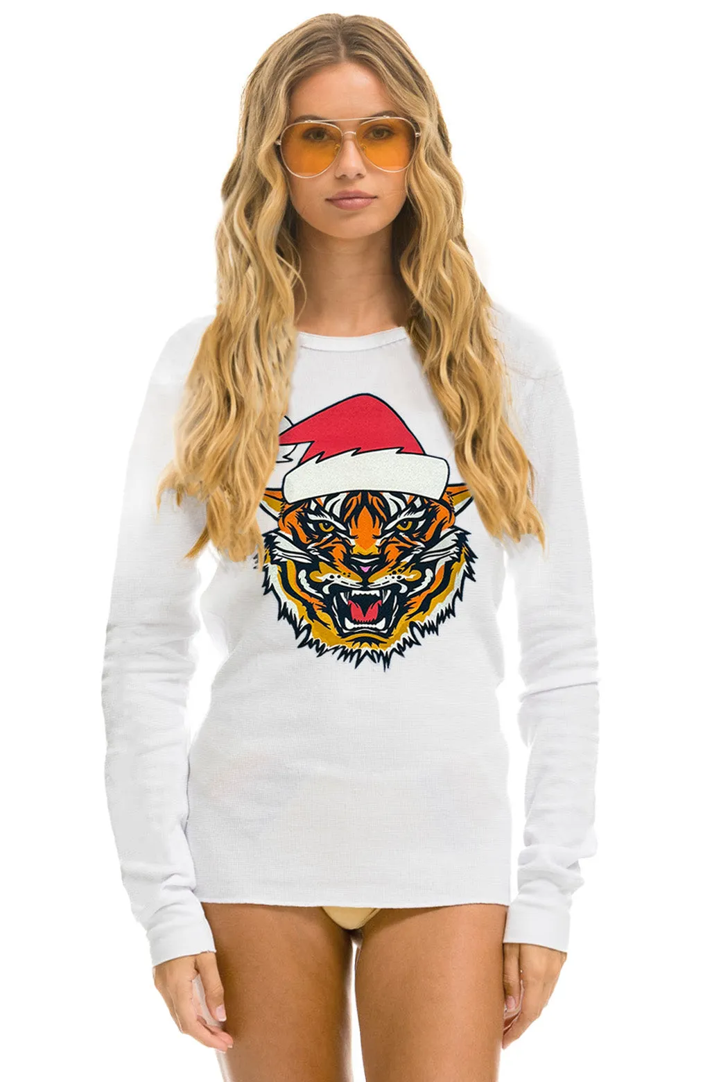 MEMBER EXCLUSIVE SANTA TIGER THERMAL - WHITE