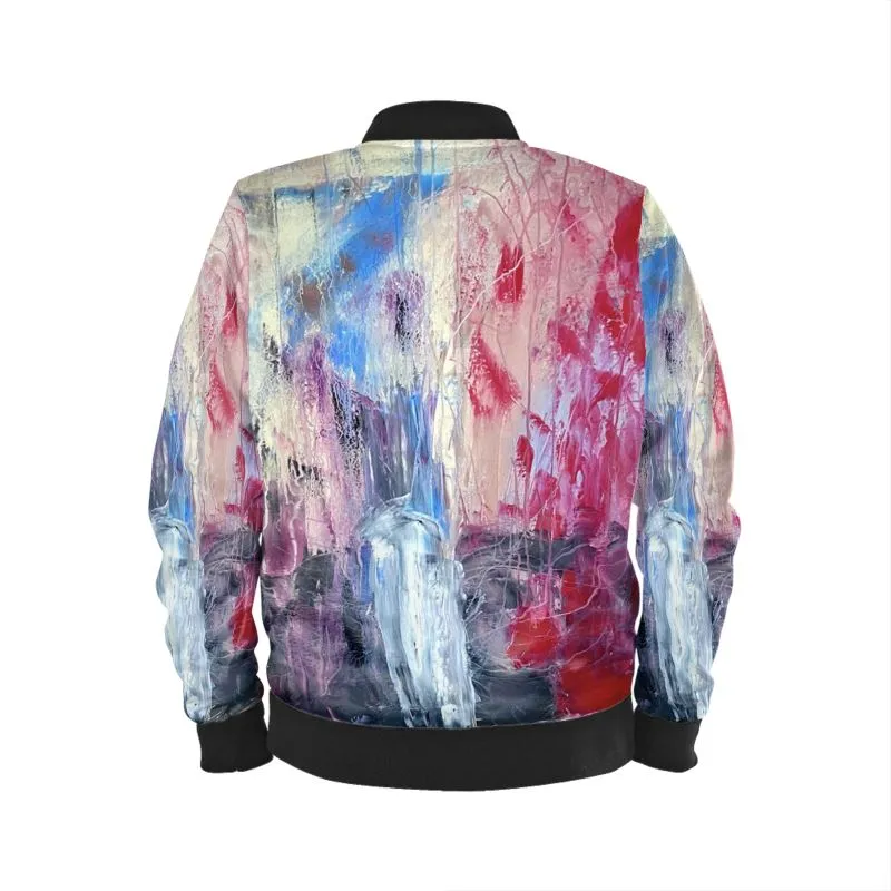 Men's Bomber Jacket Abstract Sailing