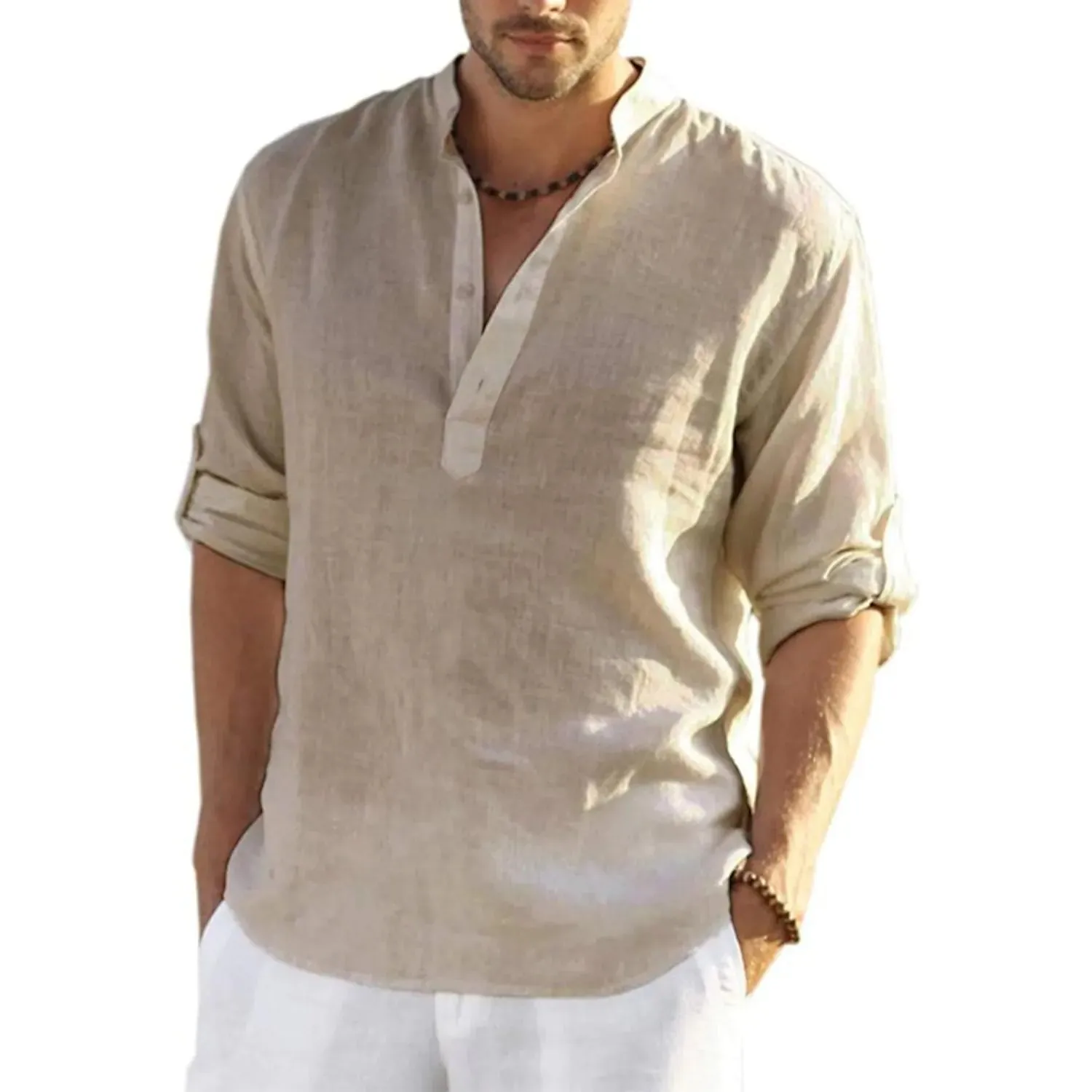 Men's Breathable Quick Dry Button Down Shirt T-Shirt Top