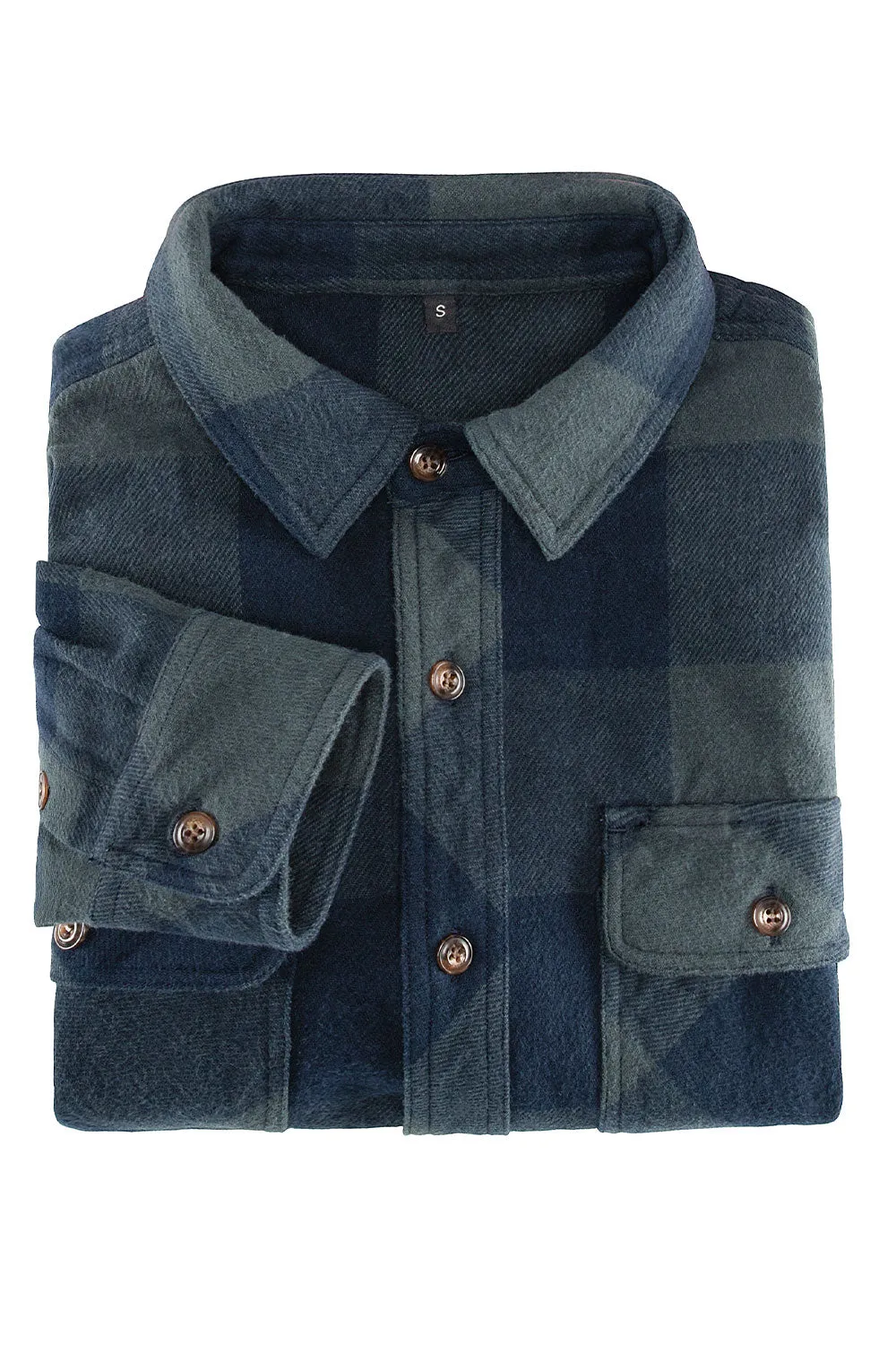 Men's Stalwart Heavyweight Flannel Shirts,10.6oz