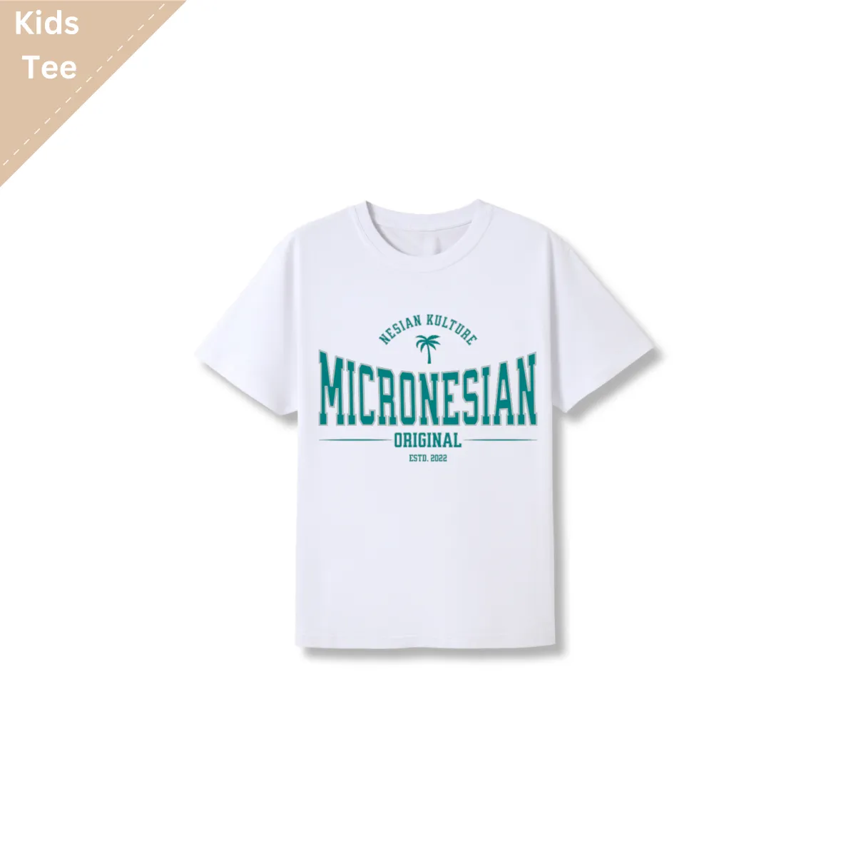 Micronesian Iconic Palm Flag Tee - Kids