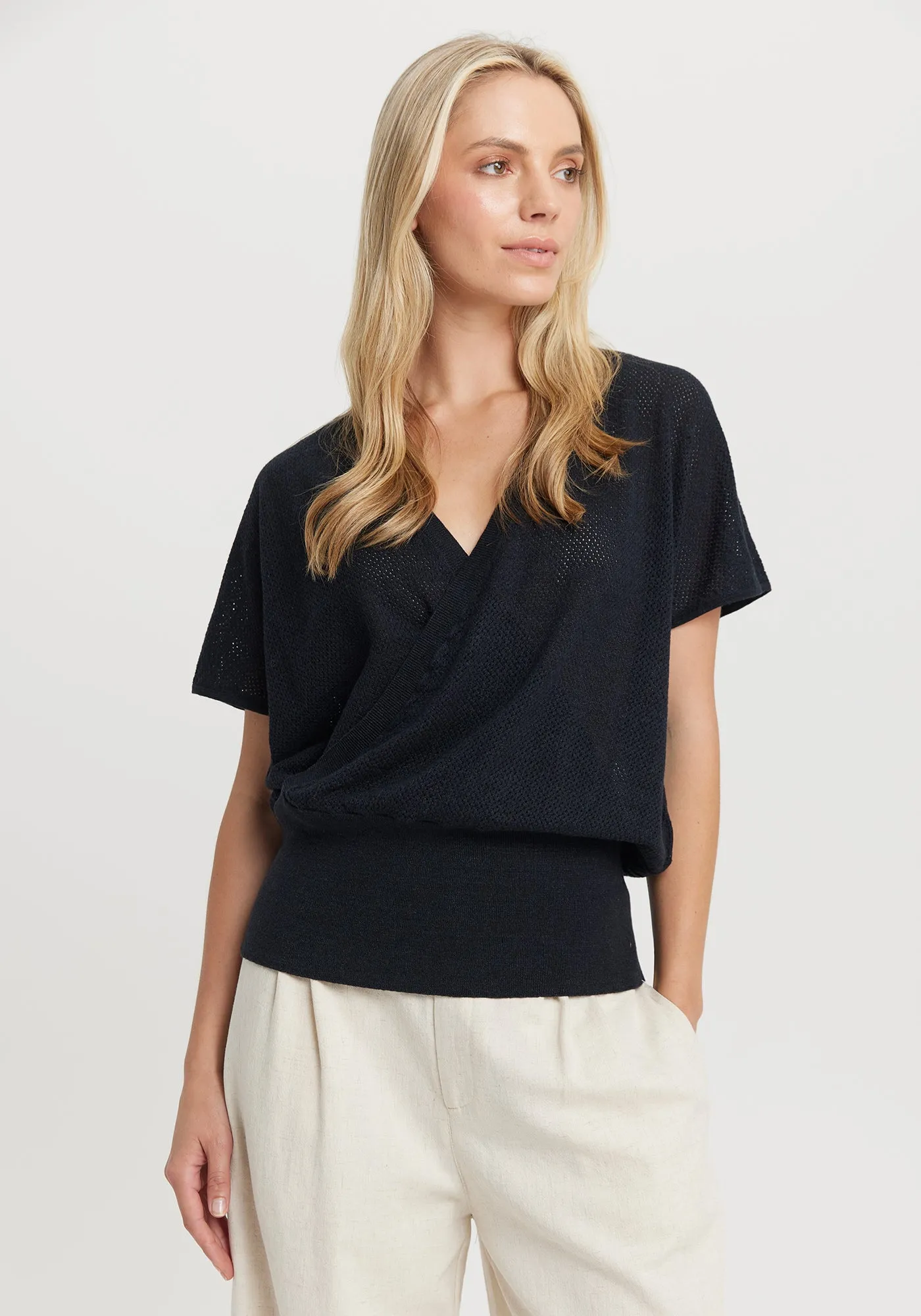 Naia Wrap Top