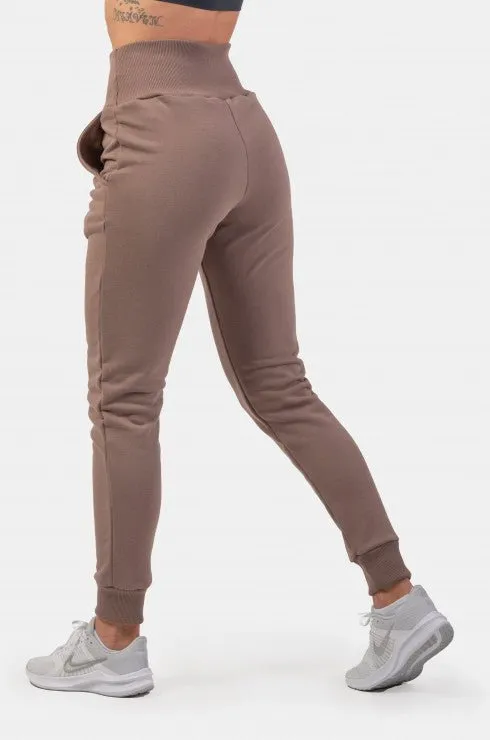 Nebbia High Waist Loose Fit Sweatpants Feeling Good 409 - Brown