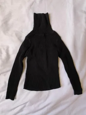 Next black turtle neck size 2-3 years