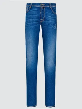 NICK LIMITED EDITION LIGHT BLUE SELVEDGE STRETCH DENIM JEANS