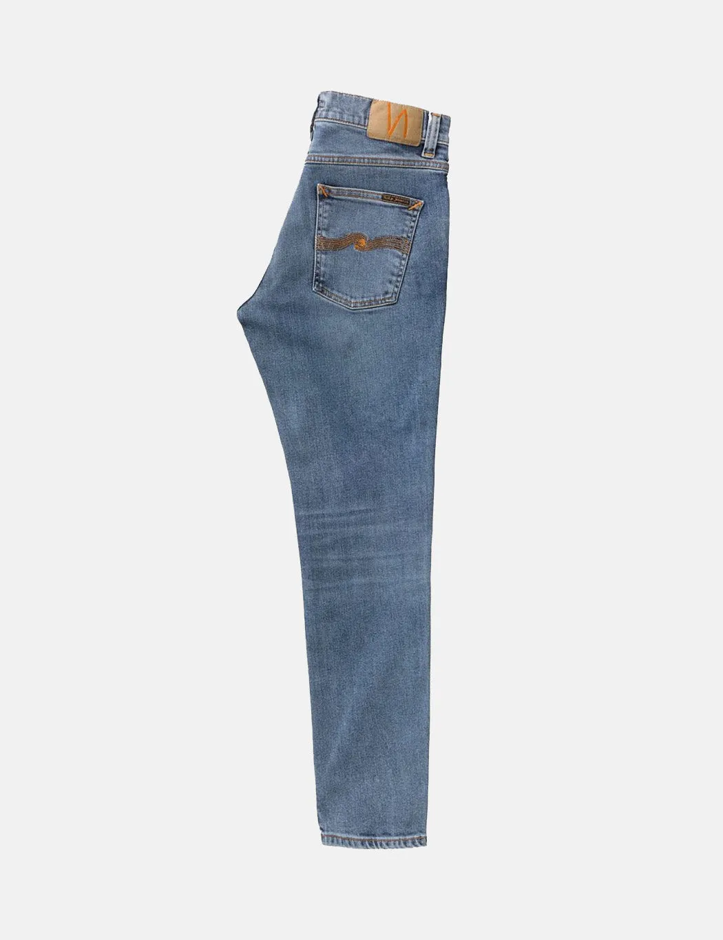 Nudie Jeans Lean Dean (Slim Tapered) - Lost Orange Blue