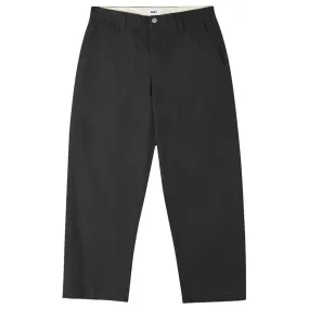 Obey Bigwig Giant Chino Pants - Washed Black