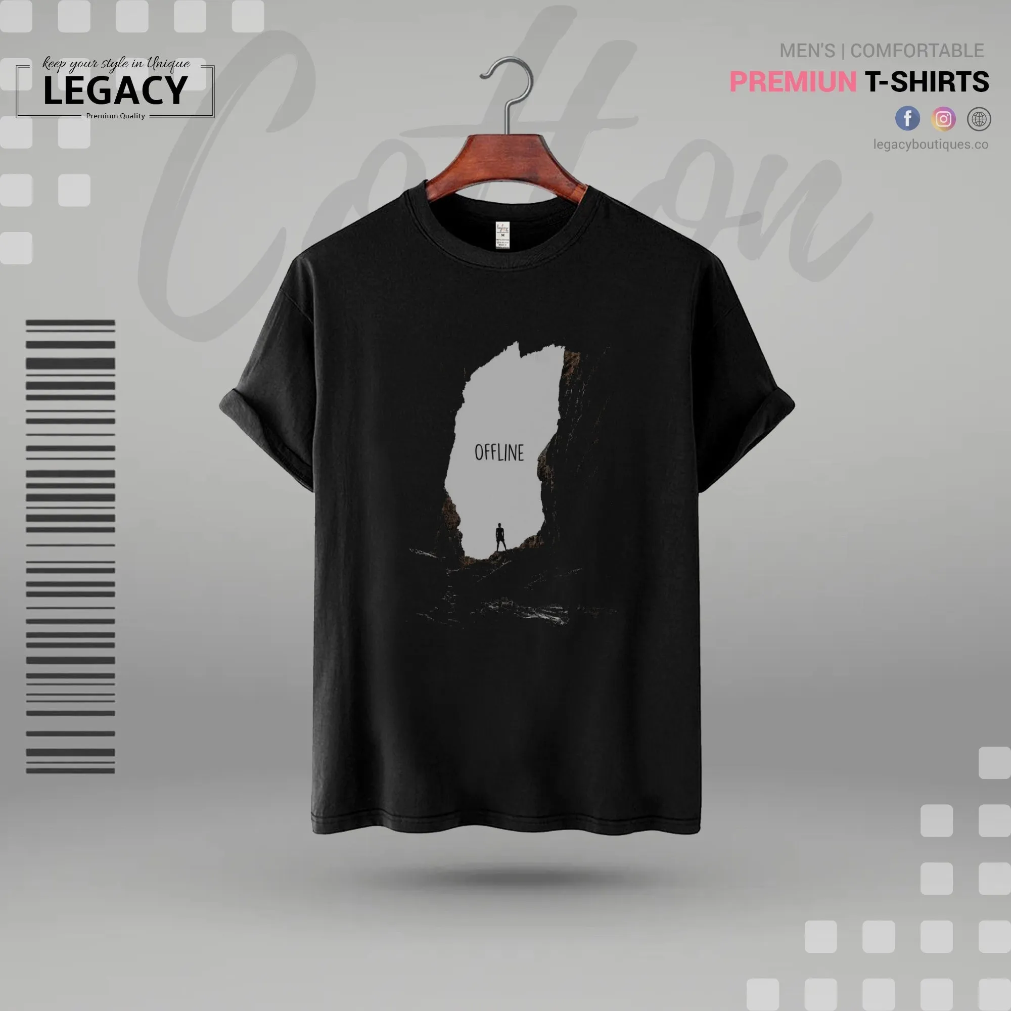 Offline Men Premium Designer Edition T Shirt