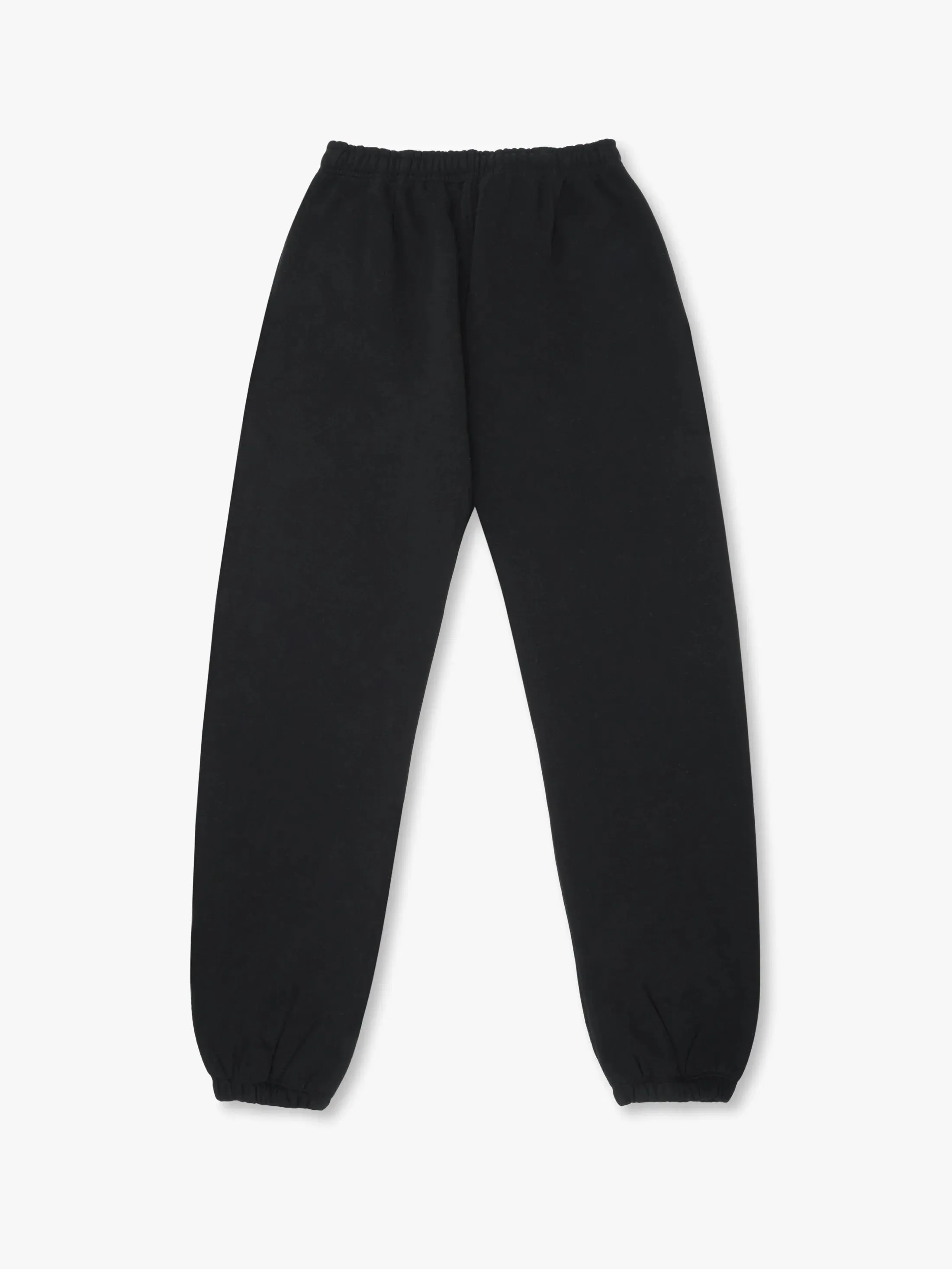 Organic Fitted Sweatpants - black