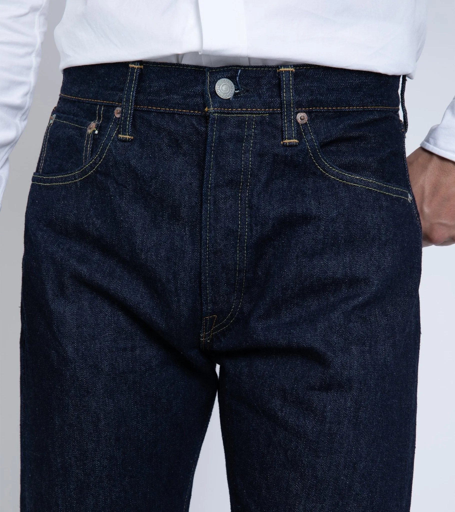 OrSlow 105 Standard Fit Selvedge Denim: One Wash