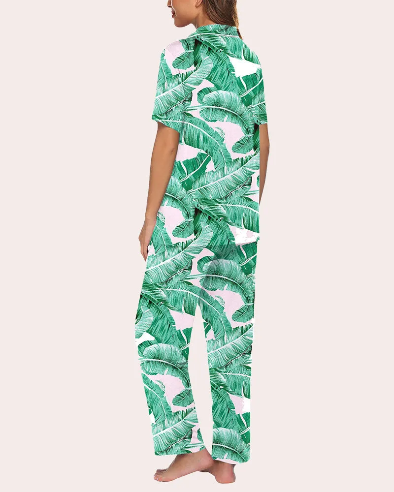 Pajamas Set Shirt with Long Pants