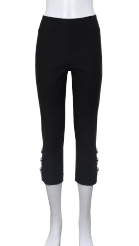 Pantalon Court "Noir" -PEM315R | Cropped Pants "Noir" -PEM315R