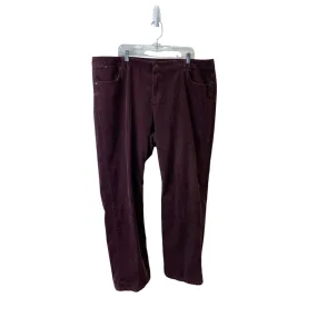 Pants Corduroy By Talbots In Purple, Size:24