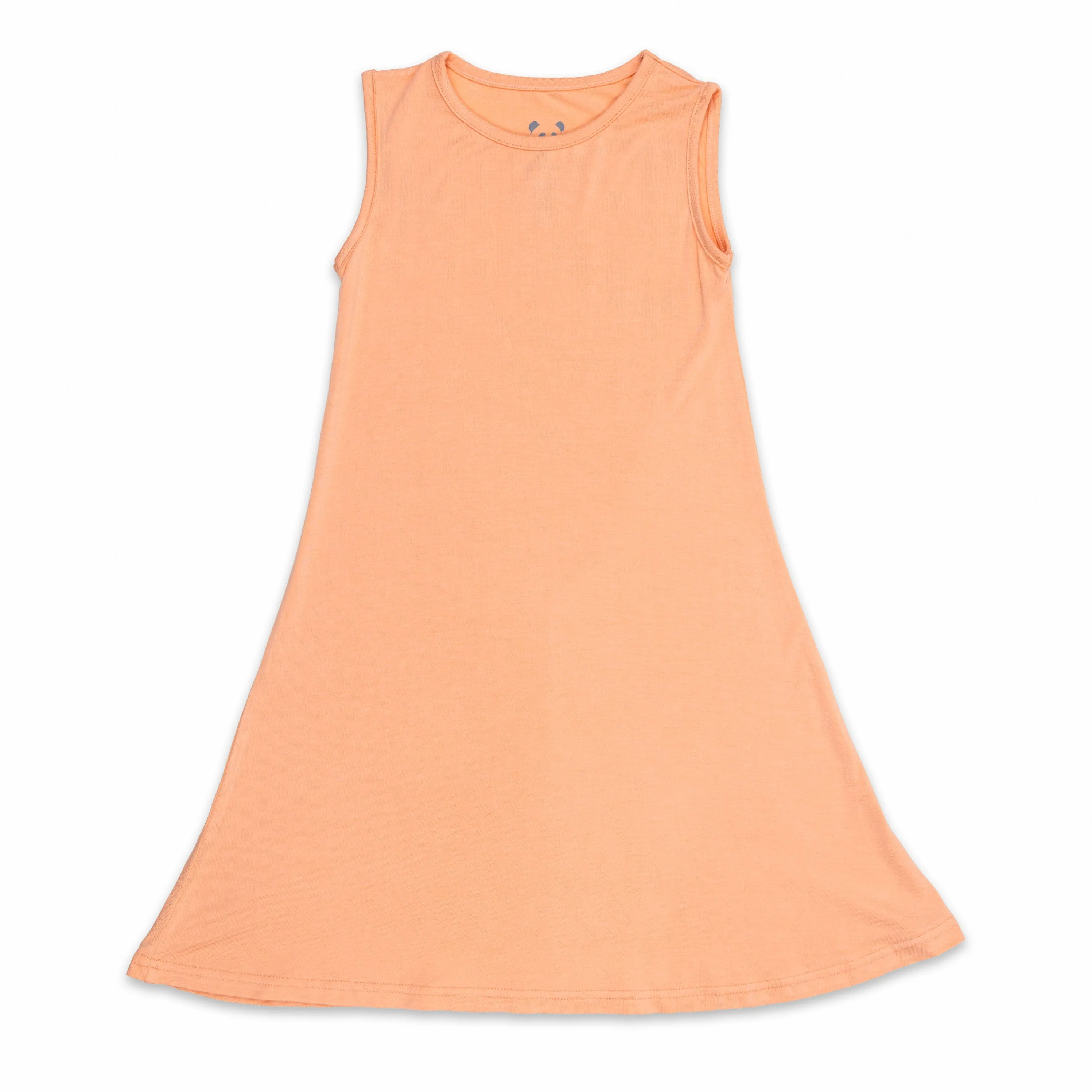 Peach Fuzz Bamboo Girls' Sleeveless Dress