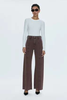 Penny Seamed High Rise Wide Leg Pants