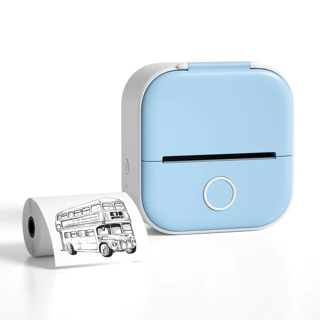 Portable Mini Thermal Label Printer Home Photo Printer