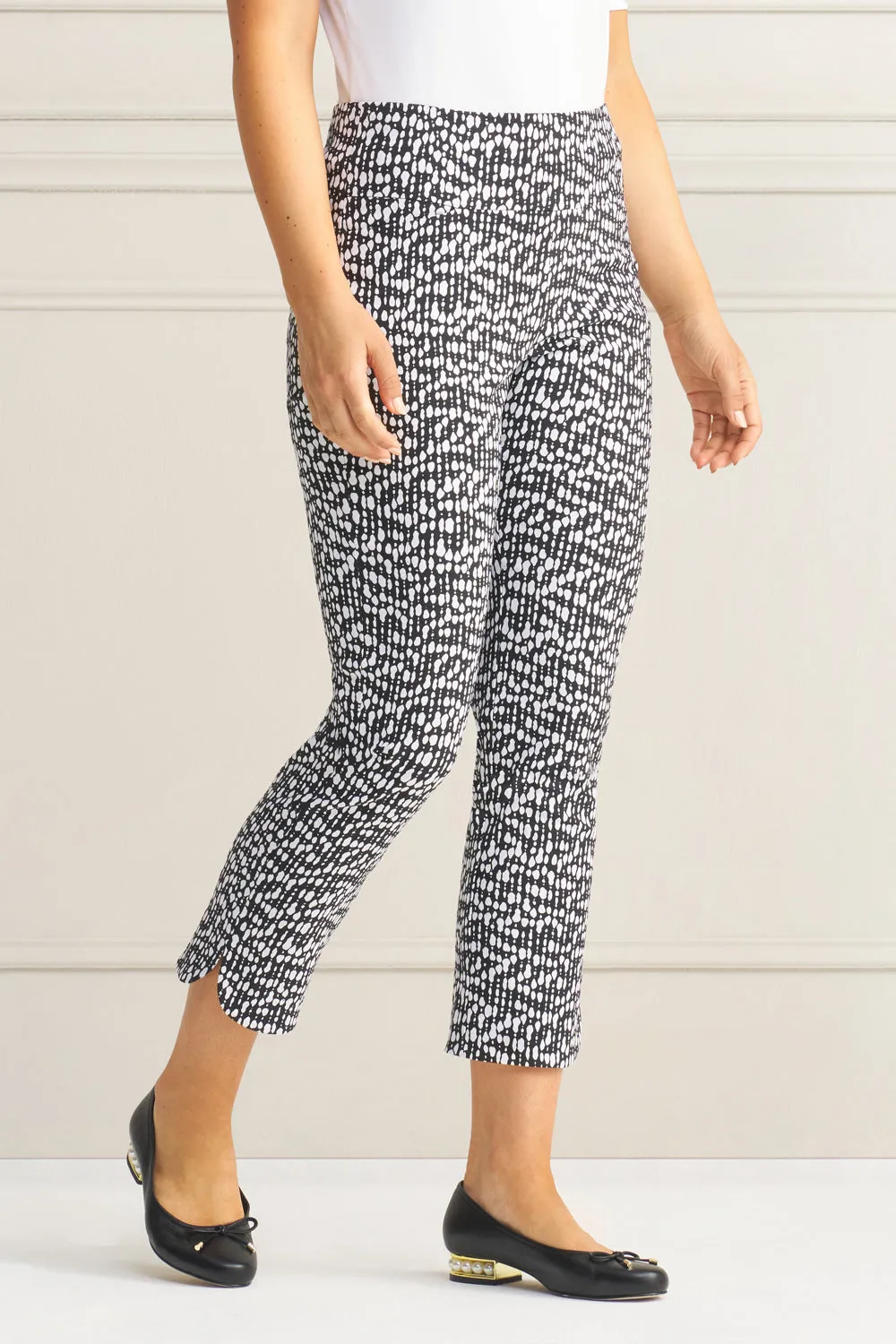 Printed Pant - Broken Spot Print