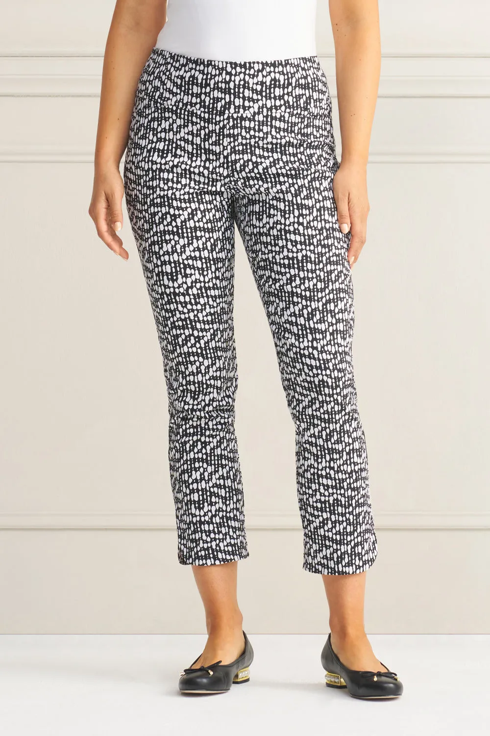 Printed Pant - Broken Spot Print