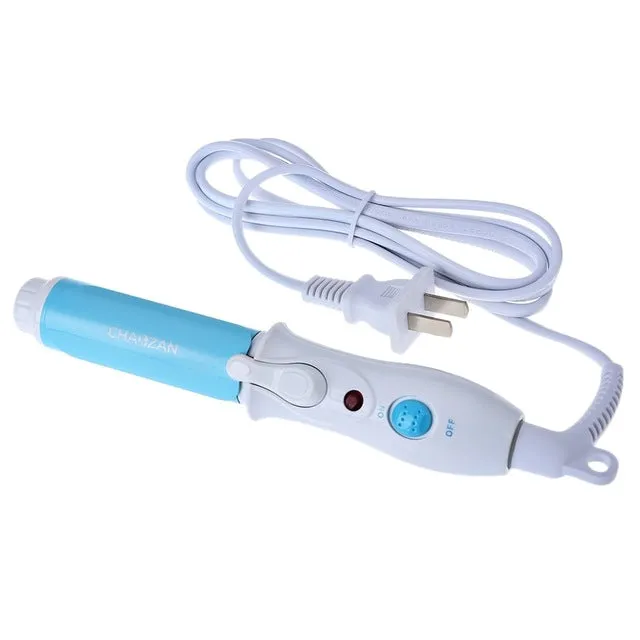 Professional Mini Portable Electric Personal Ceramic Curling Iron Hair Curler 2 in 1 Hair Style Tools Hair Care