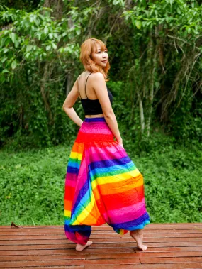 Rainbow Low Cut Harem Pants