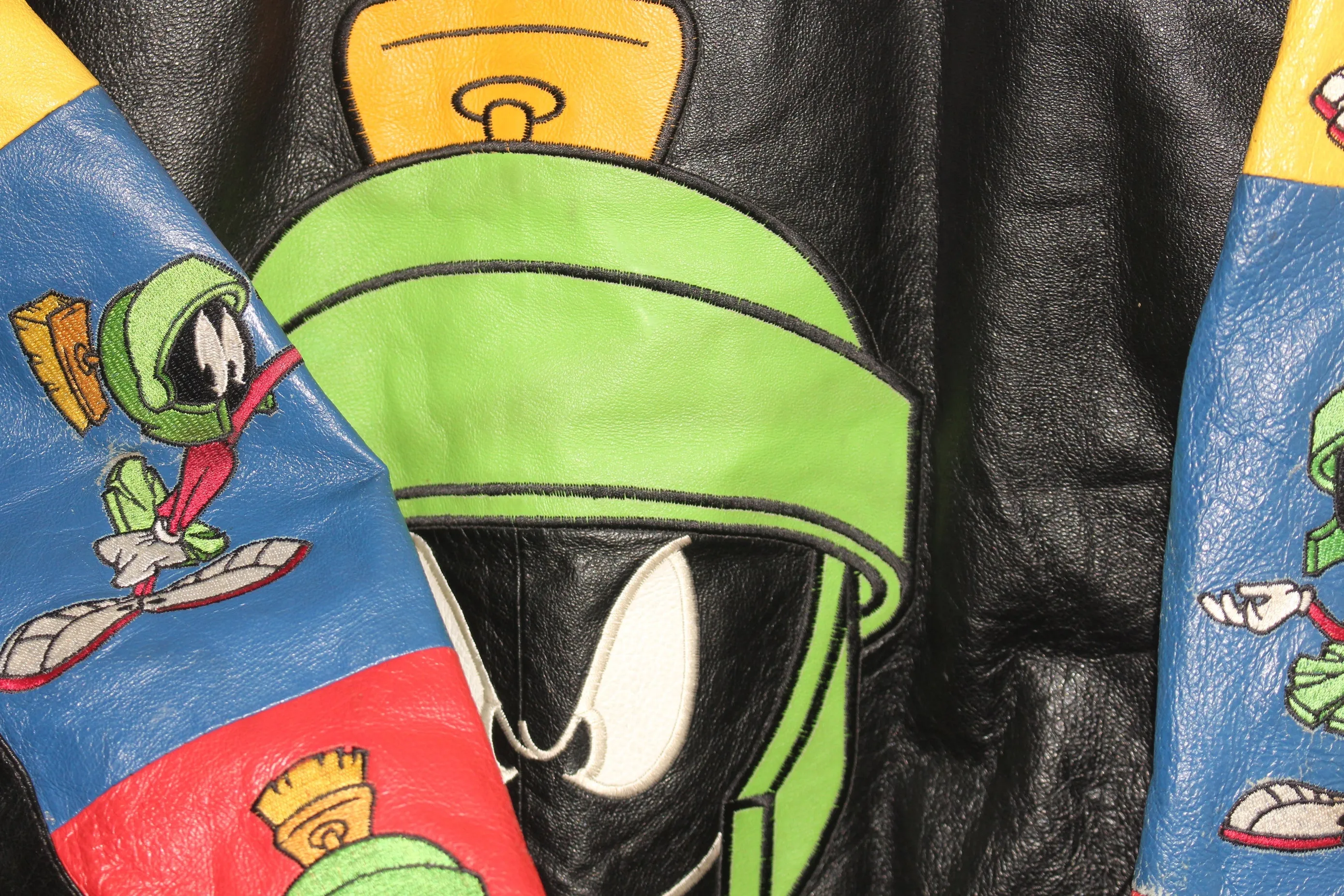 Rare Marvin The Martian Leather Jacket (L)