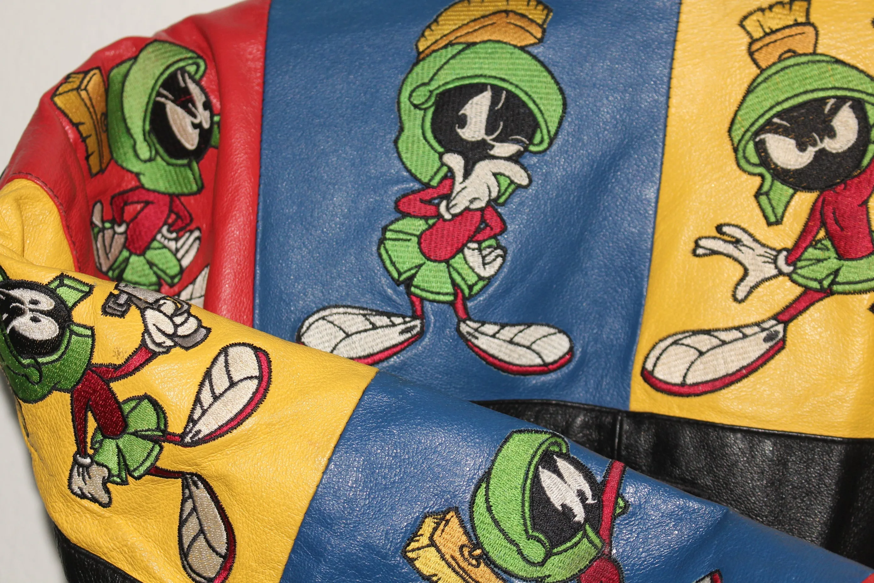 Rare Marvin The Martian Leather Jacket (L)