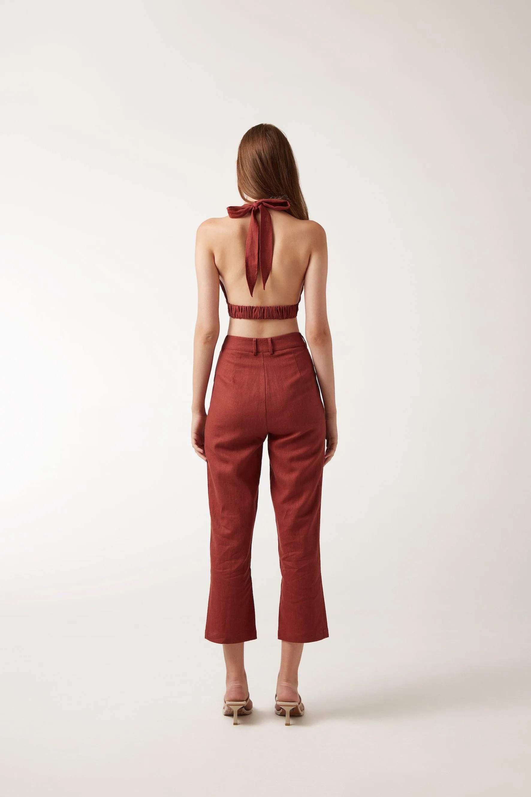 REINA Pants - Maroon