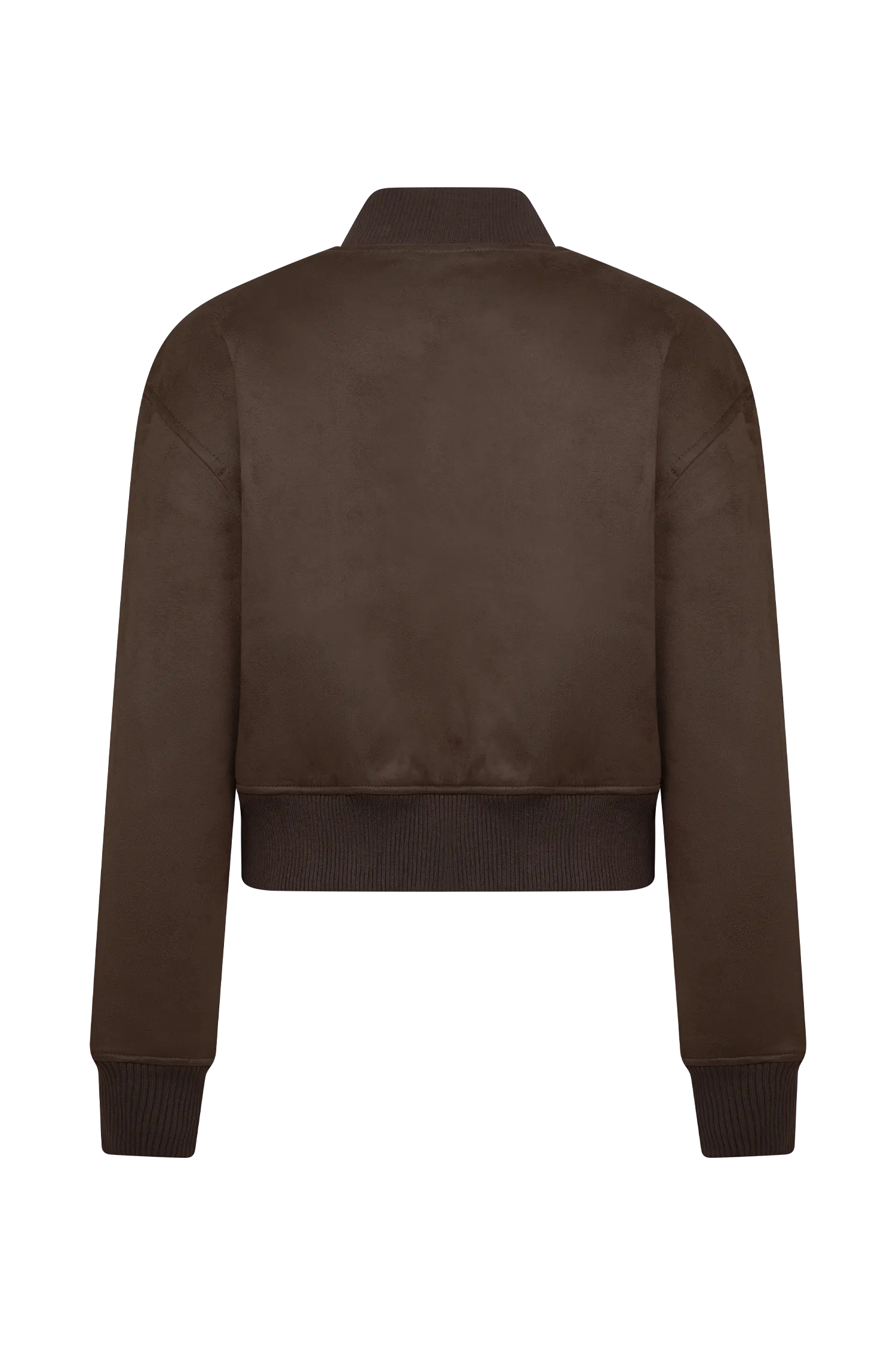 Rudy Suede Bomber Jacket - Chocolate