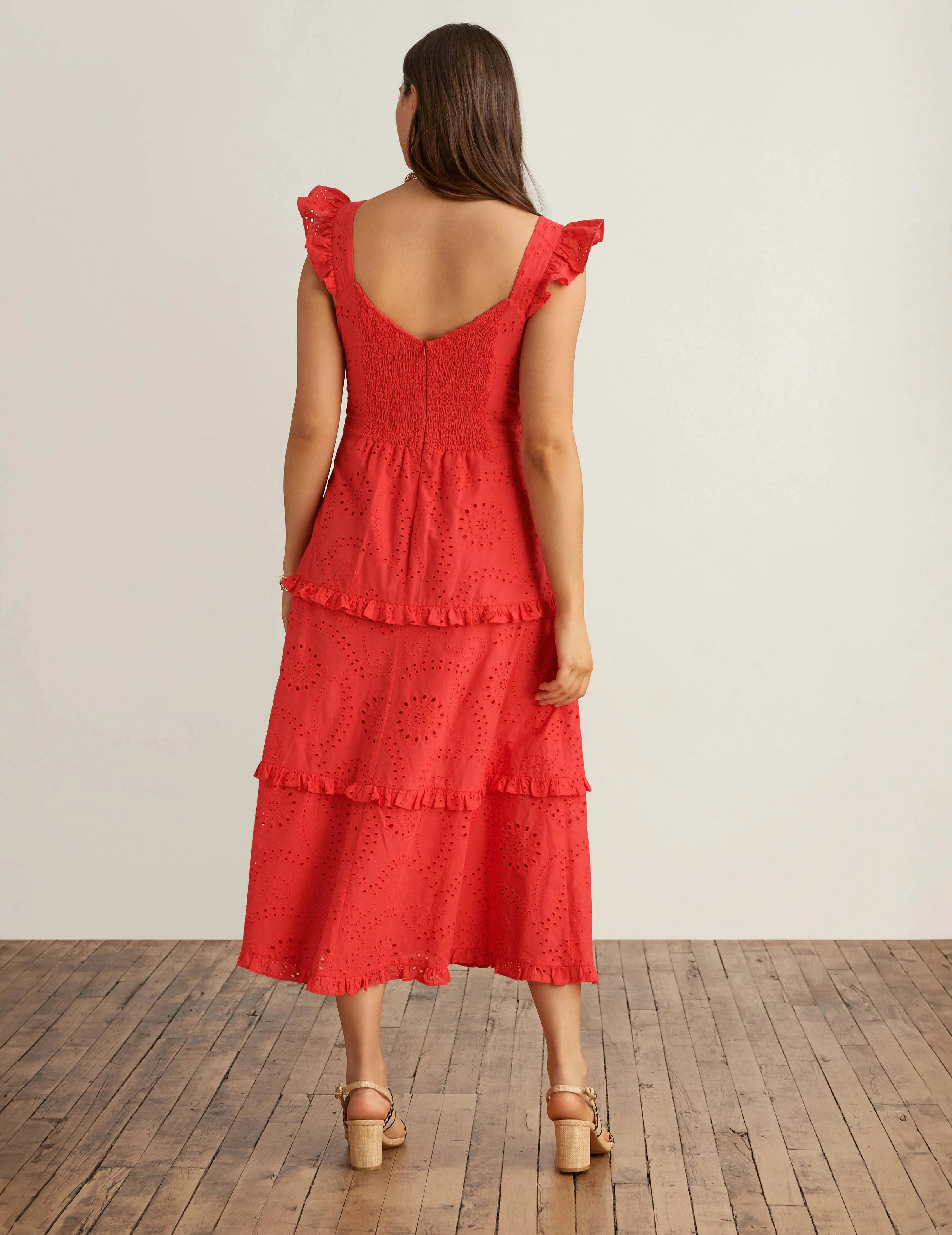 Ruffled Tier Midi Dress - Sale