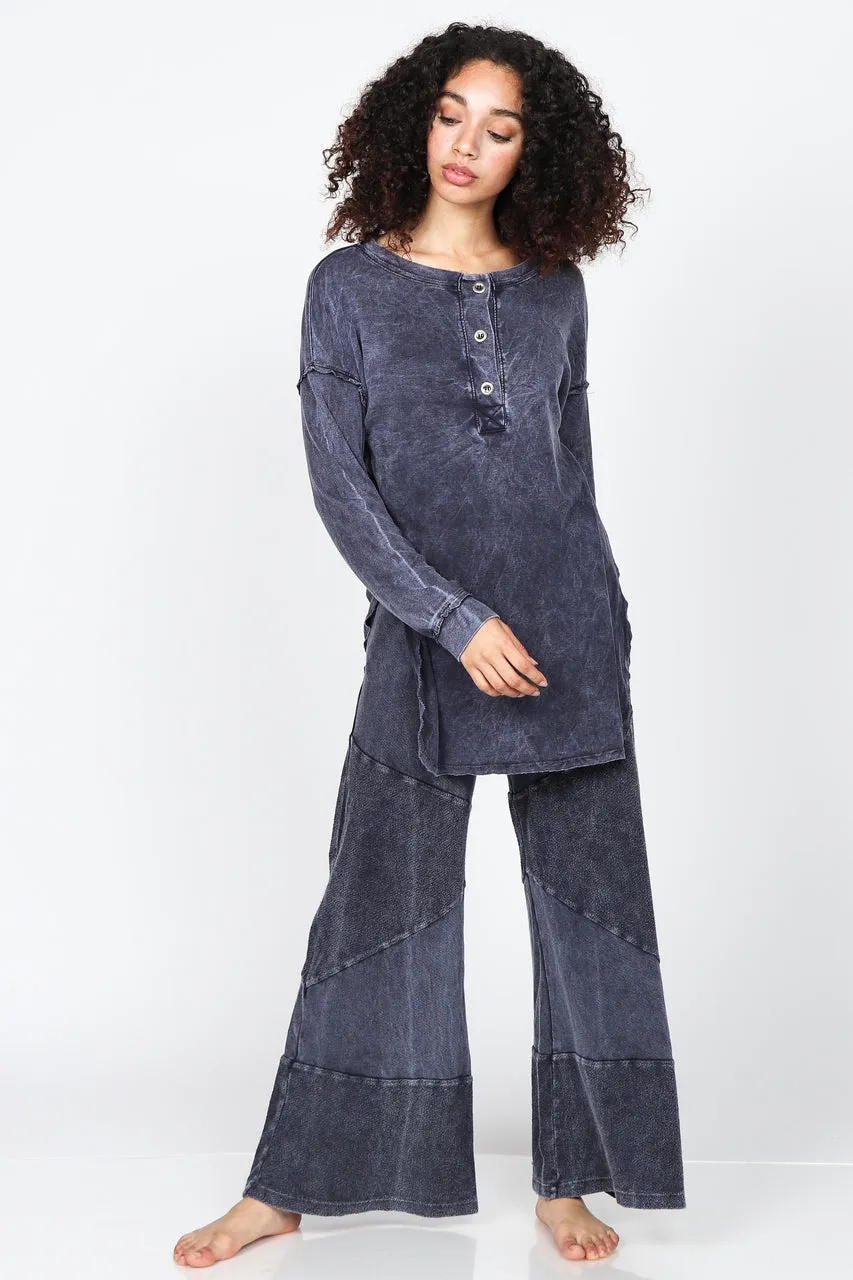 S4950A Mineral Wash Lounge Tunic