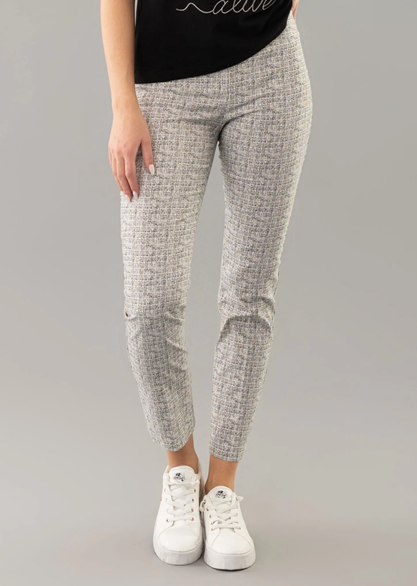 Sabana Check 28'' Ankle Pant