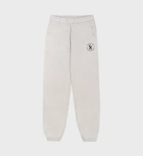 S&R Sweatpants - Heather Gray/Navy