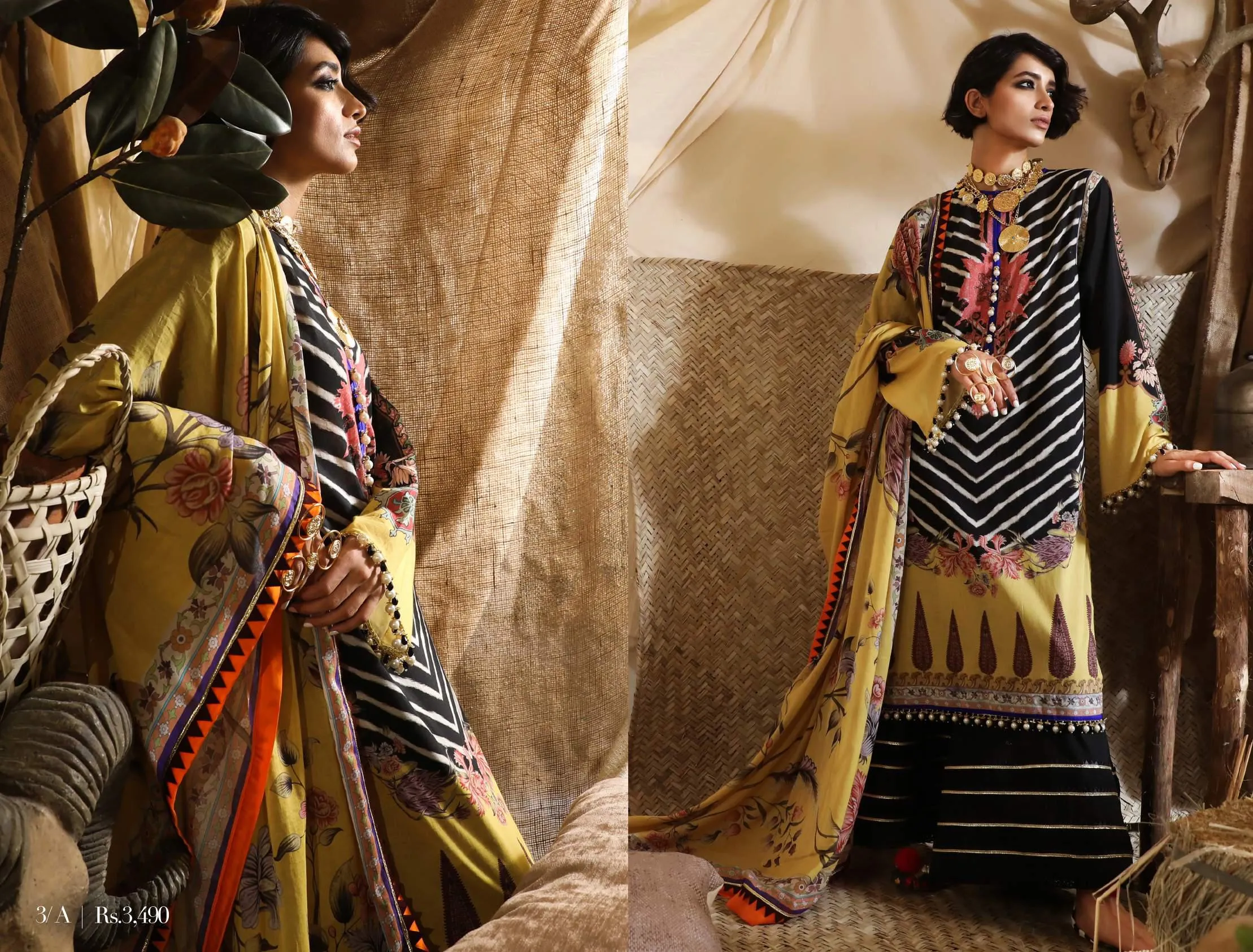 Sana Safinaz Mahay Lawn Collection 2019 – 3A