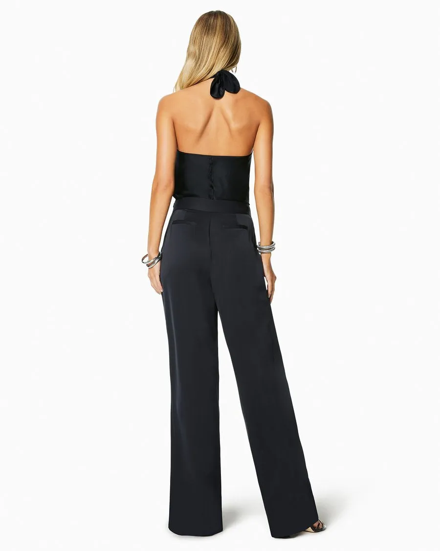 Satin Iris Pant - Black