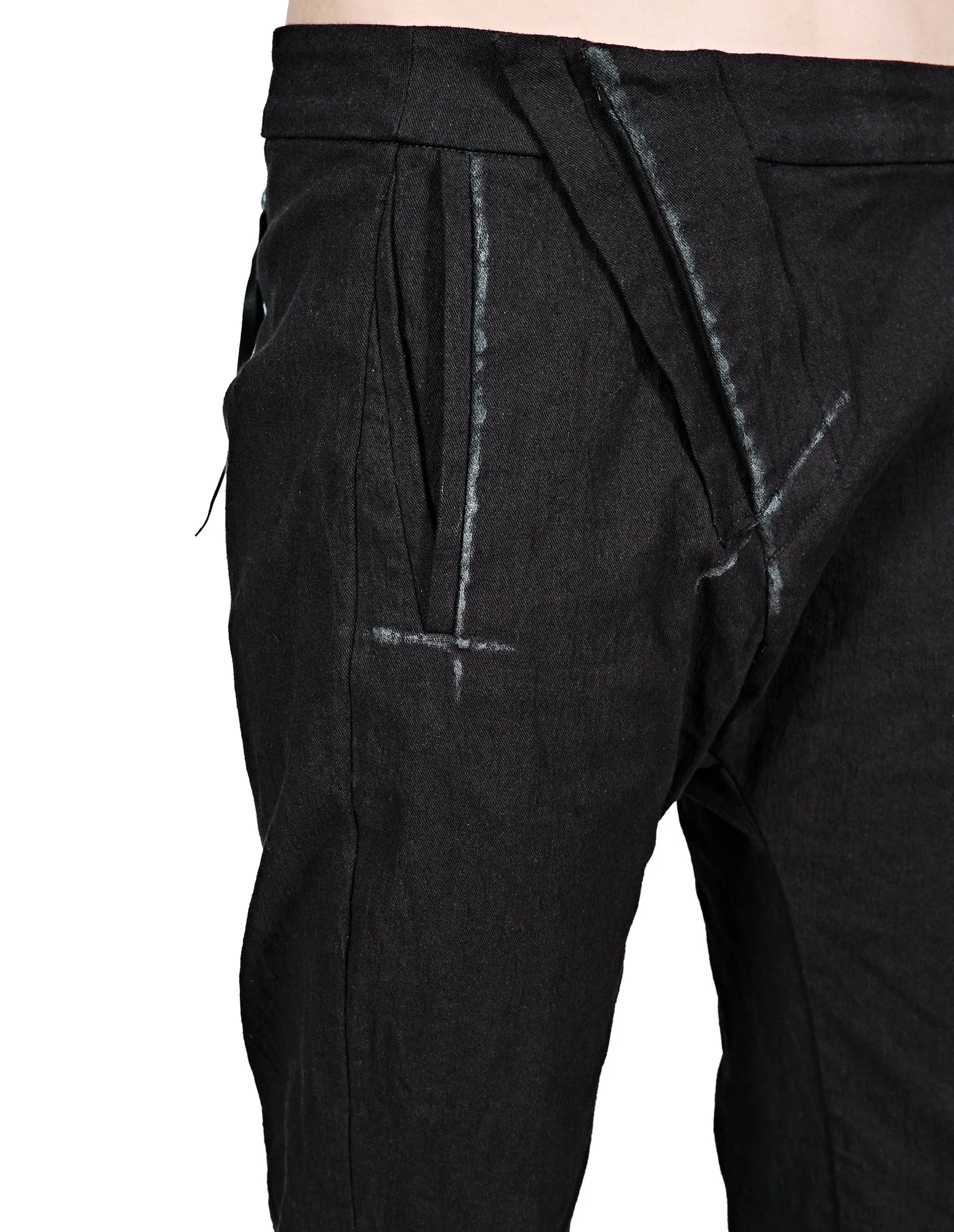 Scar Stitched Painted Pants