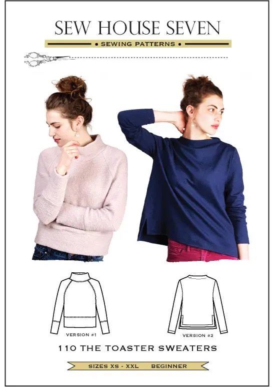 Sew House Seven - The Toaster Sweaters Sewing Pattern