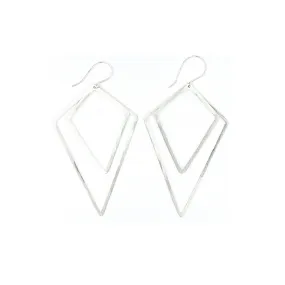 Shape Earrings: Double Kite