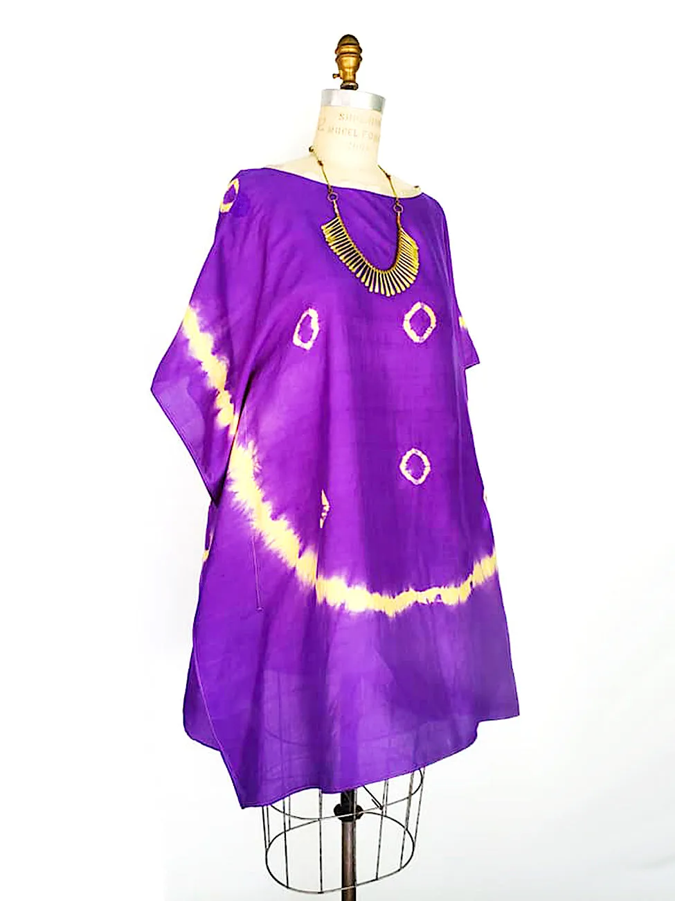 Silk Caftan Almost Famous Collection - Purple Rose of Cairo