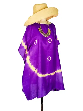 Silk Caftan Almost Famous Collection - Purple Rose of Cairo