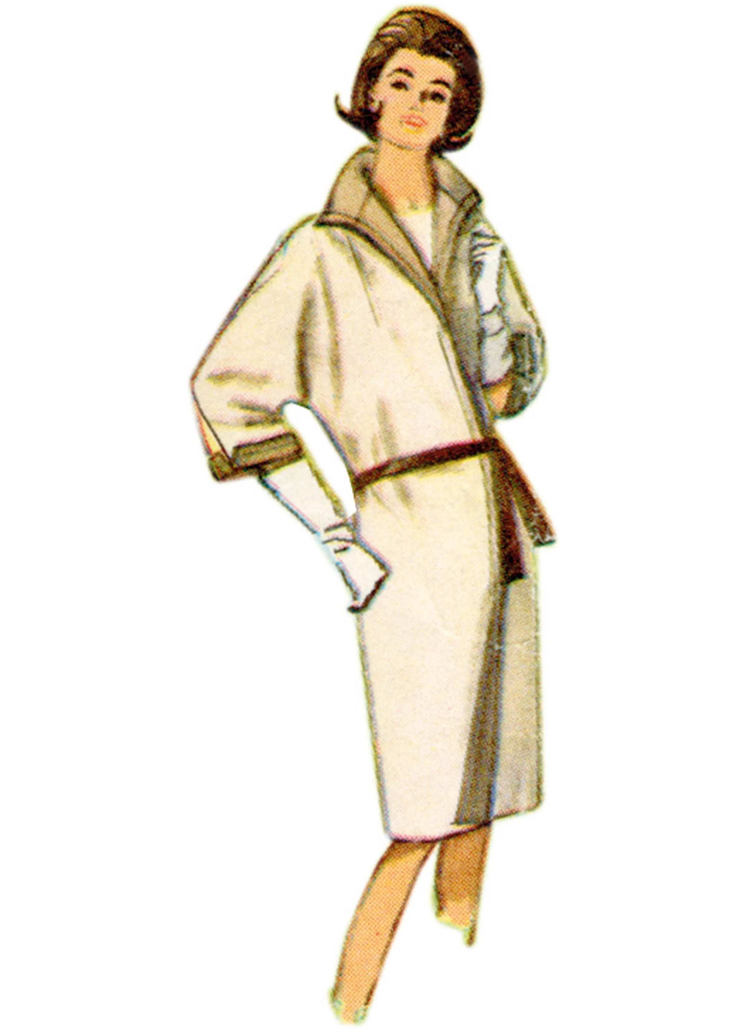 Simplicity Sewing Pattern 9883 Misses' 60's Reversible Coat