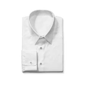 Slim Cut White Dress Shirt